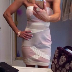 Gianni Bini Color-Block Mini Dress.